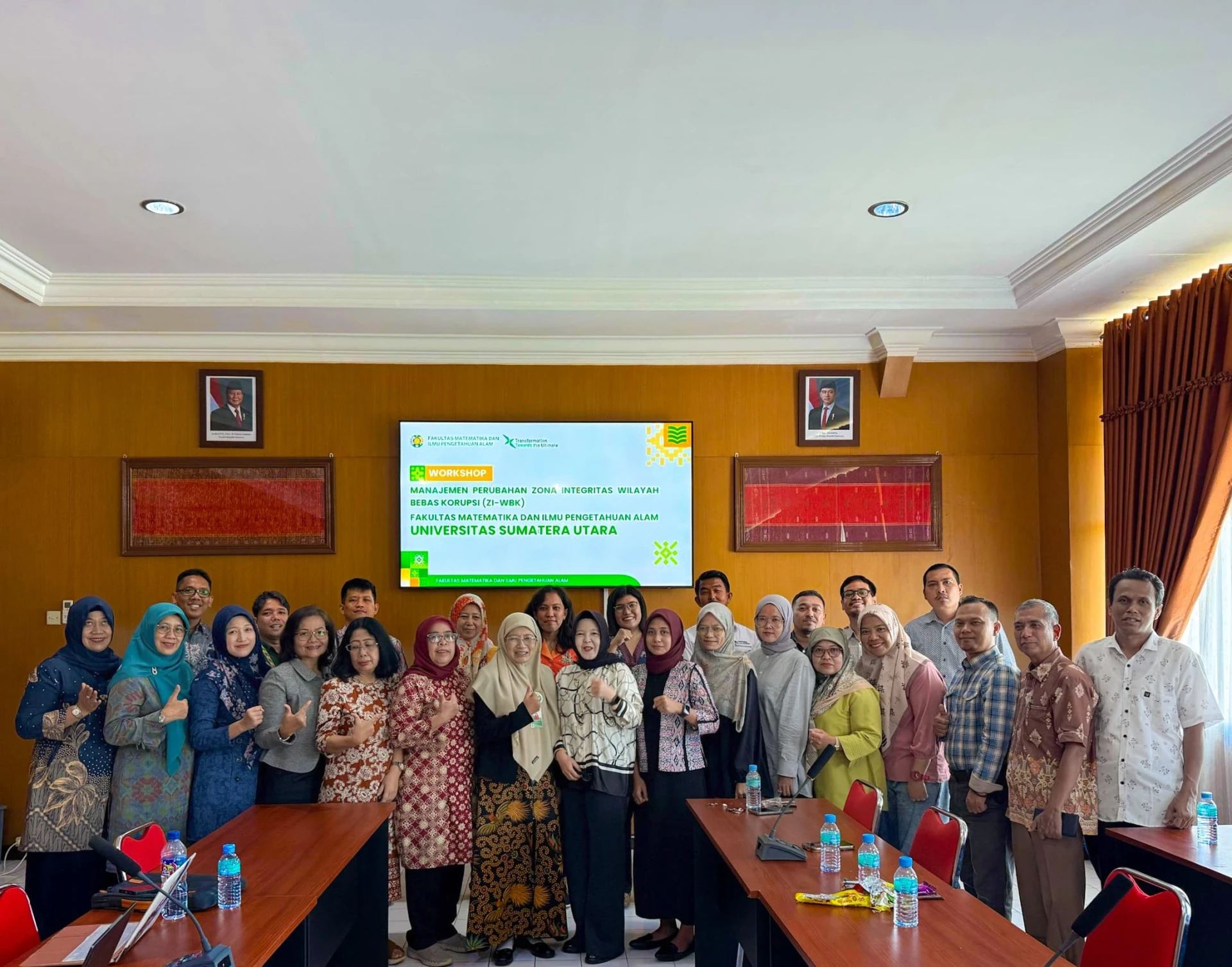 FMIPA USU Gelar Workshop Perubahan Manajemen ZIWBK